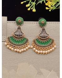 Buy Online Crunchy Fashion Earring Jewelry Oxidised Gold Plated Jhumka Earrings  Jewellery RAE0446