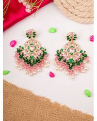 Buy Online Royal Bling Earring Jewelry Embellished Red Flower Jhumka Jhumki Earrings  Jewellery RAE0525