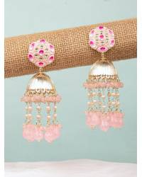 Buy Online Crunchy Fashion Earring Jewelry Red Crystal Earring & Ring Combo Jewellery CMB0160