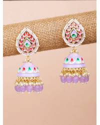 Buy Online Crunchy Fashion Earring Jewelry Multicolored Colorblock Beaded Necklace Boho Jewelry for Jewellery CFN0974