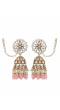 Pink Drops 'Kundan Studded' Jhumka Earrings for Girls &