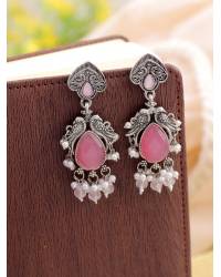 Buy Online Royal Bling Earring Jewelry Jharokha Earrings- Stylish Mehndi Green Party Wear Drops & Danglers RAE2389