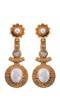 Antique Oxidized Gold Drop Earrings for Girls & Women