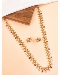 Buy Online Royal Bling Earring Jewelry Red Meenakari Peacock Jhumka Earrings for Women & Girls Jewellery RAE2414