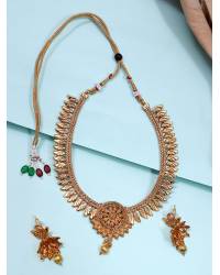 Buy Online Royal Bling Earring Jewelry Gold-Plated Kundan Stone Dangler Red Pearl Studs Earring RAE1872  Jewellery RAE1872