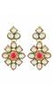 Crunchy Fashion  Kundan & Stone Black Pearl Multilayer Jewellery  Set  RAS0438