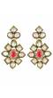 Crunchy Fashion  Kundan & Stone Black Pearl Multilayer Jewellery  Set  RAS0439