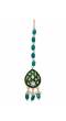 Gold-Plated Kundan Stone Studded Green  Meenakari Jewellery Set RAS0444