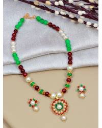 Buy Online Crunchy Fashion Earring Jewelry Silver Kundan Work With White Pearl  Drop & Dangles Earrings RAE0750  Jewellery RAE0750