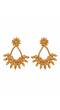 Crunchy Fashion Gold Plated Temple Stone Studded Jewellery Set RAS0472