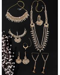 Buy Online Royal Bling Earring Jewelry Oxidized Gold-Plated Black Beads Contemporary Jewellery Set  Jewellery RAS0416