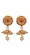Crunchy Fashion Traditional Gold-Plated Multicolor Stone Polki Jewellery Set RAS0524