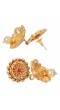 Crunchy Fashion Traditional Gold-Plated Multicolor Stone Polki Jewellery Set RAS0524