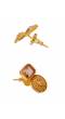 Crunchy Fashion Gold-Plated Kundan Stone Jewellery Set RAS0530