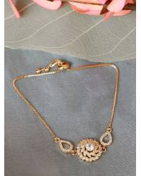 Buy Online Crunchy Fashion Earring Jewelry Valentine Special Blue Heart Austrain Crystal Bracelet Jewellery CFB0176
