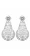 SwaDev  American Diamond Oval Shape Dangler Earring SDJE0002