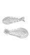 SwaDev  American Diamond Oval Shape Dangler Earring SDJE0002