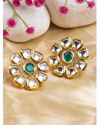 Buy Online Crunchy Fashion Earring Jewelry Star Globule Blue Stud Jewellery CFE0437