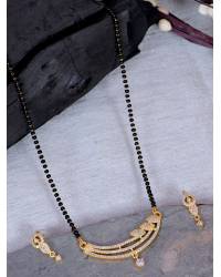 Buy Online Royal Bling Earring Jewelry Gold Plated Kundan Pearl Heavy Jhumka Earrings with Ear Chain Jewellery RAE2427