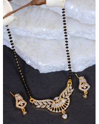 Buy Online Royal Bling Earring Jewelry Classy Gold-Plated  Green Pearl Kundan Choker Jewellery  Set RAS0410 Jewellery RAS0410