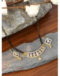 Buy Online Royal Bling Earring Jewelry Traditional Gold Plated Black Choker Necklace Jewellery RAS0168