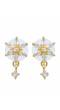 SwaDev Gold-Plated Floral American Diamond/AD Mangalsutra Set SDMS0027