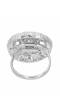 SwaDev  Silver-Plated White AD-Studded Handcrafted Finger Ring SDJR0011