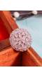 SwaDev  Silver & Pink  Classical Floral Finger Ring SDJR0013