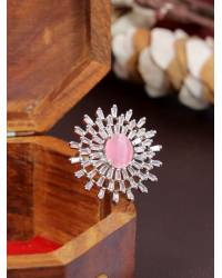 Buy Online  Earring Jewelry SwaD Silver Classical Floral Finger Ring SDJR0012 Rings SDJR0012