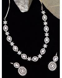 Buy Online Crunchy Fashion Earring Jewelry Pretty Pink Heart Pendant Necklace Jewellery CFN0396