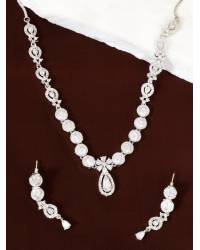 Buy Online Royal Bling Earring Jewelry Elegant Royal Red & Gold Pearl Necklace, Earrings Jewellery Set RAS0396 Jewellery Sets RAS0396