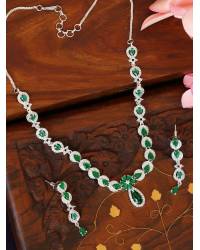 Buy Online Crunchy Fashion Earring Jewelry Multi-Color Oxidized Silver Chandbali Danglers Jewellery CMB0099