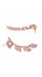 Crunchy Fashion Rose-Gold Leaf Design Choker Jewellery Set SDJS0020