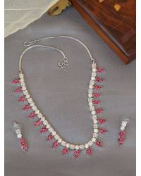 Buy Online Crunchy Fashion Earring Jewelry Silver Oxidised Festival Jewellery Set for Women Jewellery Sets CFS0464