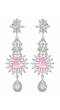 SwaDev American Diamond Delight Pink Stone Jewellery Set SDJS0036