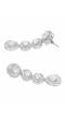 SwaDev Silver-Toned American Diamond/AD Contemporary Jewellery Set SDJS0042 