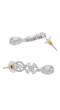 SwaDev Silver-Toned White American Diamond/AD Cubic Studded Choker Jewellery Set SDJS0047