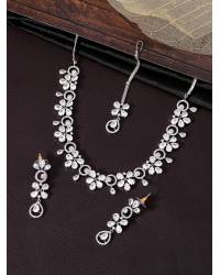 Buy Online Crunchy Fashion Earring Jewelry Blue & White  Cubic Zirconia Stud Earring Jewellery CMB0102