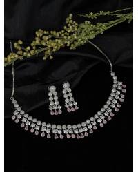 Buy Online Royal Bling Earring Jewelry Ethnic Moon Design Chandbali Necklace with Earring & Maang Tika RAS0361 Jewellery RAS0361