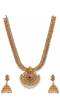 SwaDev Traditional Gold Tone Temple Goddess Lakshmi Temple Jewellery Set SDJS0110