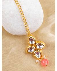 Buy Online Crunchy Fashion Earring Jewelry Traditional Gold Plated Aqua Kundan Jhumka Jhumki Earring  Jewellery RAE0562