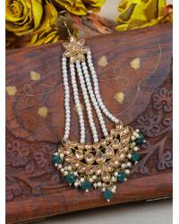 Buy Online Crunchy Fashion Earring Jewelry Traditional Oxidised Gold Black Hoop Jhumka Earring RAE1458 Jewellery RAE1458