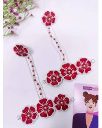 Buy Online Crunchy Fashion Earring Jewelry Copper Color  Crystal  Kada  Jewellery CFB0326