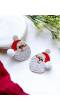 Handmade Beaded Santa Earrings for Women