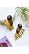 Quirky Beaded Bird Earrings for Women & Girls