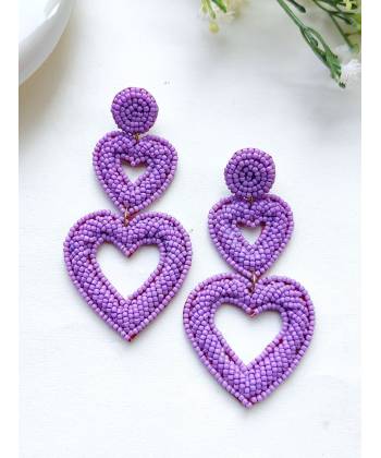 Lavender Love Handmade Earrings for Women and Girls