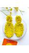 Yellow Handmade beaded Earrings for Women & Girls