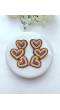 Multicolored Beaded Heart Stud Earrings - Perfect Valentine's Da