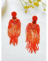 Buy Online Crunchy Fashion Earring Jewelry Yellow-White Floral Haldi Jewellery Set for Women - Haldi-Meh... Handmade Beaded Jewellery CFS0635