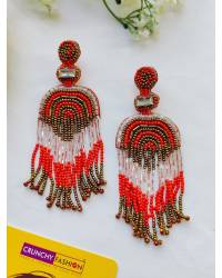 Buy Online  Earring Jewelry Multi-Colored Beaded Handmade Party Earrings for Women Drops & Danglers CFE2041